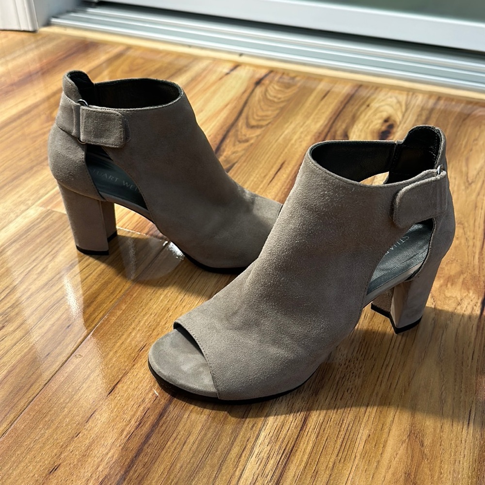 Stuart Weitzman suede bootie